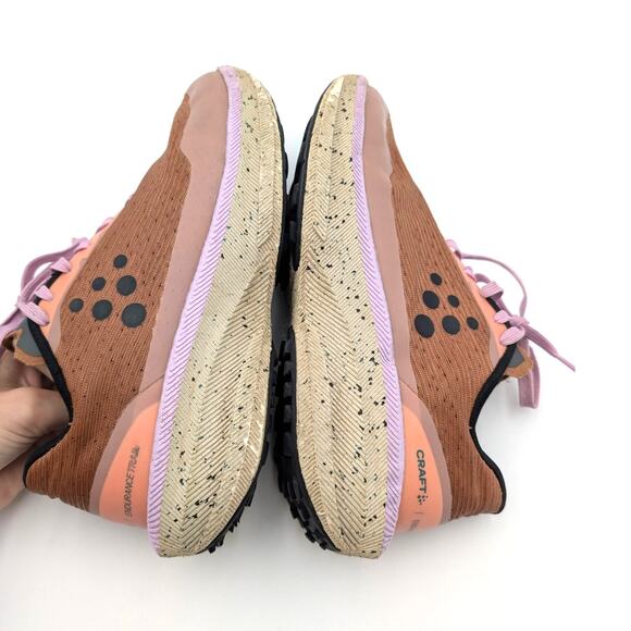 Craft Endurance Trail Running Sneaker Shoes Women's Mud/Whiz Size US8.5 EU40 - Picture 11 of 11